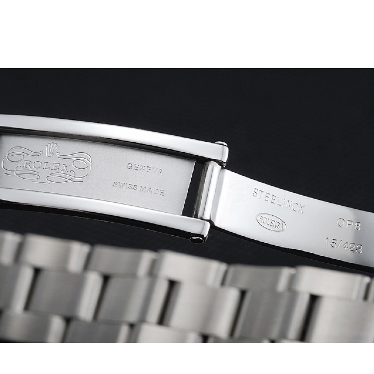 Aaa replica watch 1454153 Bracelet Rolex Submariner Dial Steel Date Black Stainless 0818